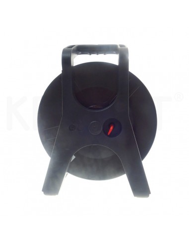 Plastic reel cable winding with outer...