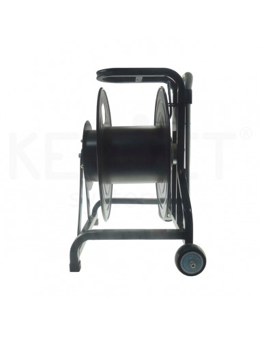 Metal reel cable winding with double...