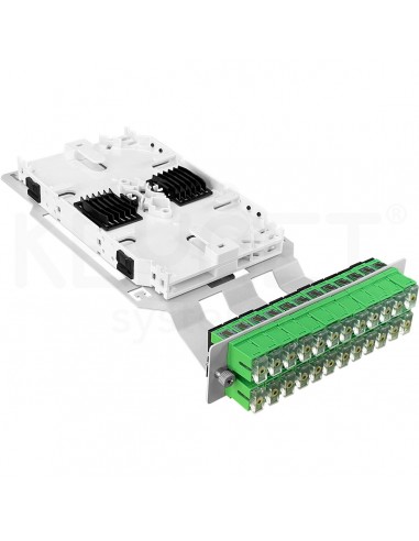Panel frontal ODFK-E con 2 bandejas...