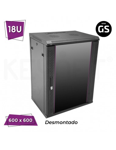 Rack 18U unassembled 600 x 600 x...