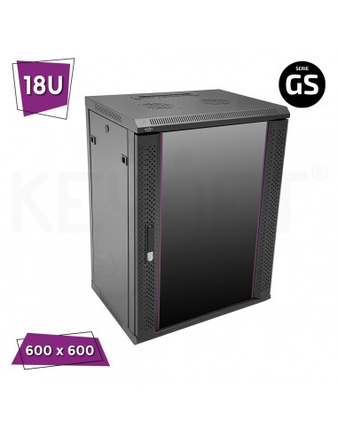 Rack 18U assembled 600 x 600 x 935mm...