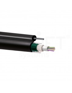 Cable fibra óptica SM ADSS holgada monotubo fiador acero