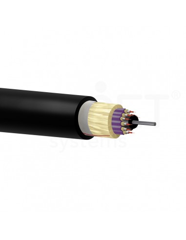 Cable fibra óptica MM OM4 distribución ajustada armada