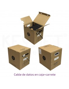 Cabo Cat6 U/UTP BC 23AWG PE 2
