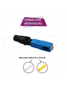 Conector mecánico fibra óptica SC/UPC