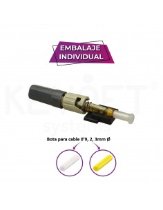 Conector fibra mecanico ST