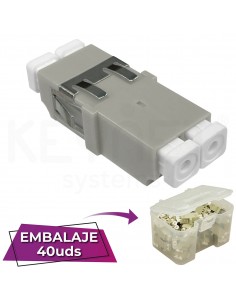 Adaptador fibra LC-LC PC MM...