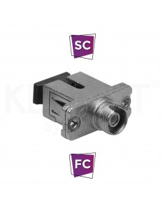 Adapter hybrid SC/FC