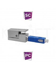 Adaptador fibra desnuda SC/PC