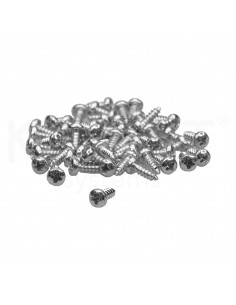 Set of steel screws