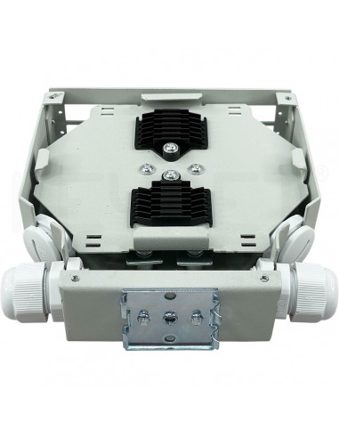 Metal DIN rail splicing box