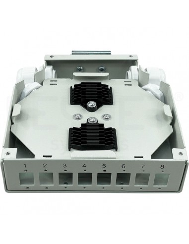 Metal DIN rail splicing box