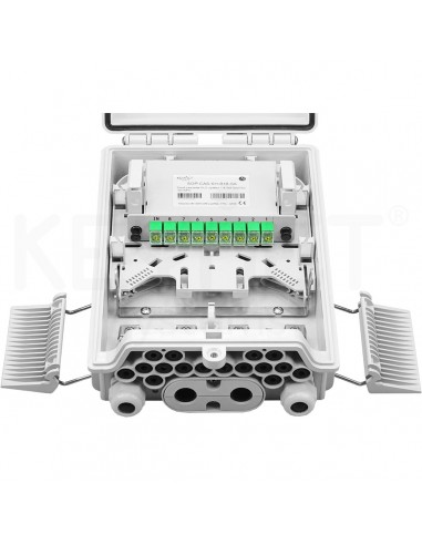 FTTh wall box IP65 Inc cassette 1x8...