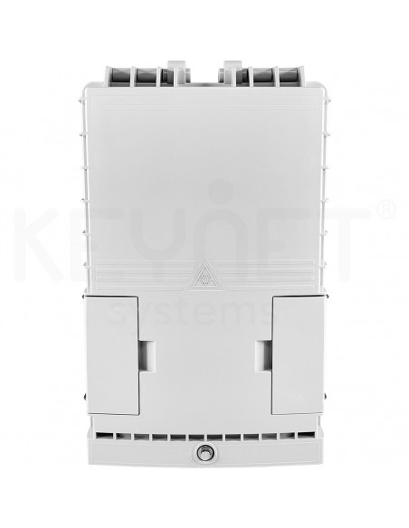 Caja FTTh 4p/12p Inc cassette 1:8 SC/APC