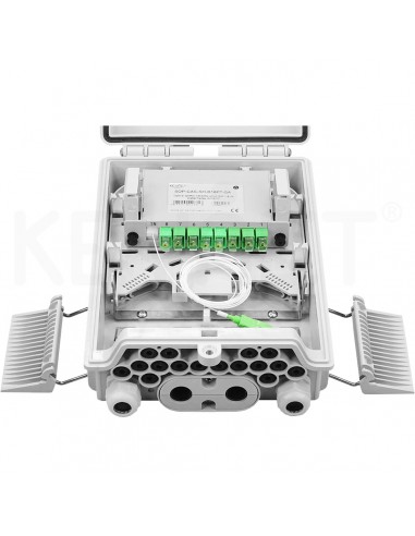Caixa FTTh 4p/12p Inc cassette 1x8...