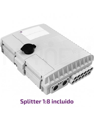 Caja FTTh IP65 2p/12p