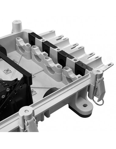 Encapsulado IP65 4 puertos 128/256 fusiones