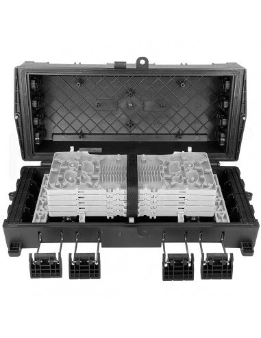 Closure wall/pole/aer IP65 8p 5 trays