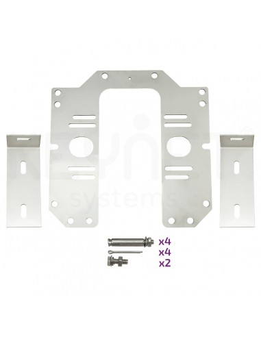 Metal bracket for ELT closure for wall