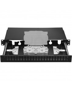 Telescopic fiber tray