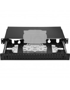 Telescopic fiber tray