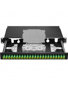 Telescopic fiber tray