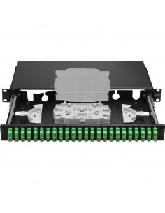 Telescopic fiber tray