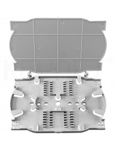 Folding plastic splicing tray