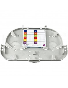 Folding plastic splicing tray