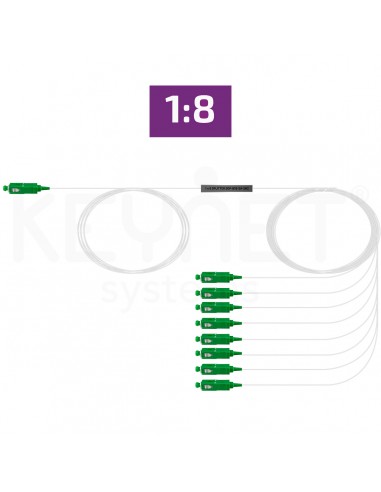 Repartidor optico fibra con conectores SC