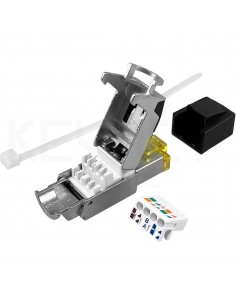 Conector RJ45 Cat8 FTP 2