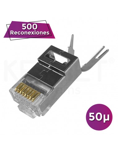 Conector RJ45 Cat 6/6A