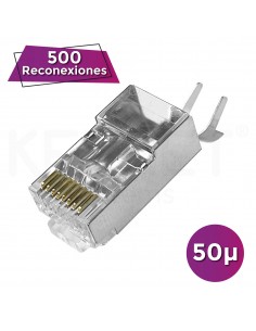 Conector datos RJ45 rápido Cat6/6A