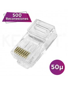 RJ45 Cat6 sin guia-hilos