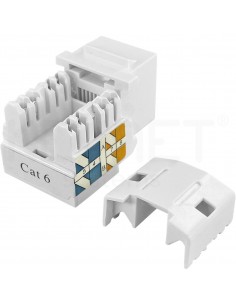 Keystone Cat6 90º blanco 2