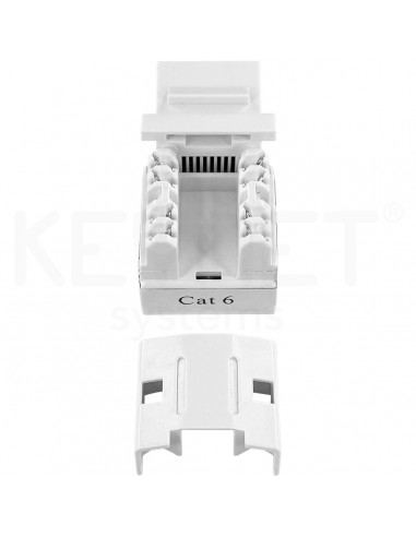 Keystone Cat6 90º blanco