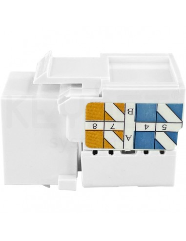 Keystone Cat6 90º blanco