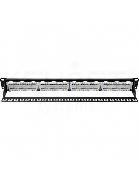 Panel de parcheo datos 19" Cat6 UTP