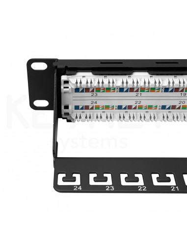 Painel de conexões keystone Cat6 UTP