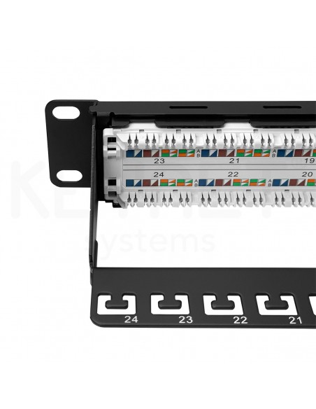 Panel de parcheo datos 19" Cat6 UTP