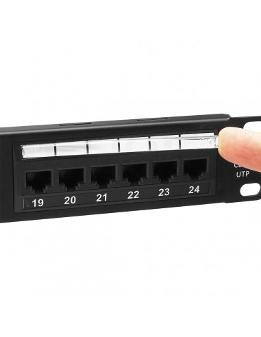 Painel de conexões keystone Cat6 UTP