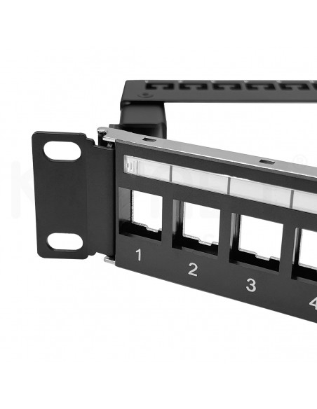 Panel de parcheo 19" vacio para FTP