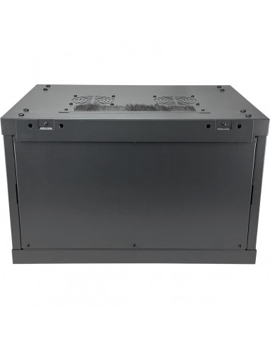 Rack 6U montado 600x450 Suporte a parede