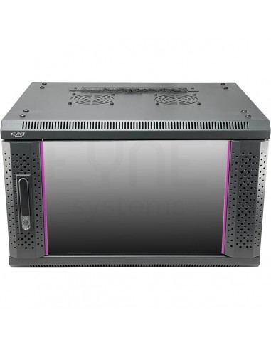 Armario rack a pared 9U 19" puerta de...