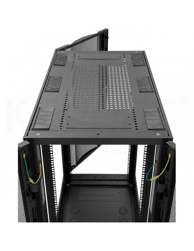 Rack 24U assembled 1191x600x1000mm...