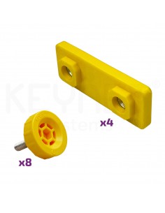 Accesorio metalico canaleta fibra