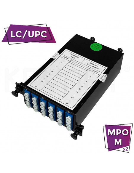 ODFK Cassettes MPO-LC SM A2 para bandejas C y V