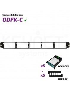 Paneles frontales bandejas ODF