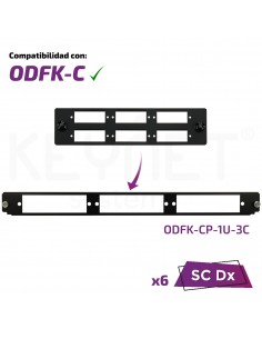 Paneles frontales bandejas ODF