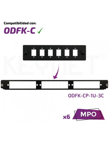 Mini frontal para bandeja ODF